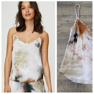 WILFRED | Aritzia Ruffle Camisole Tank Top Tie Dye | Sz. XXS